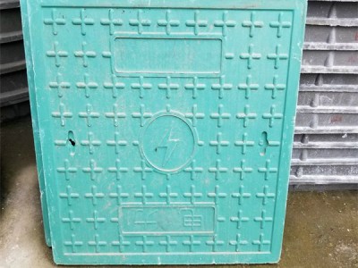 高分子復合井蓋 500*500 綠顏色